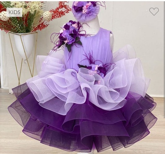 Ella Purple Princess Dress